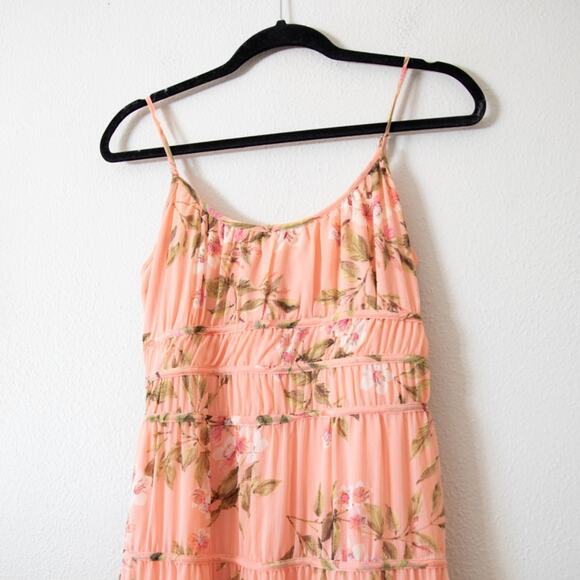 Lost And Wander Sunset Floral Tiered Dress - Picture 3 of 5